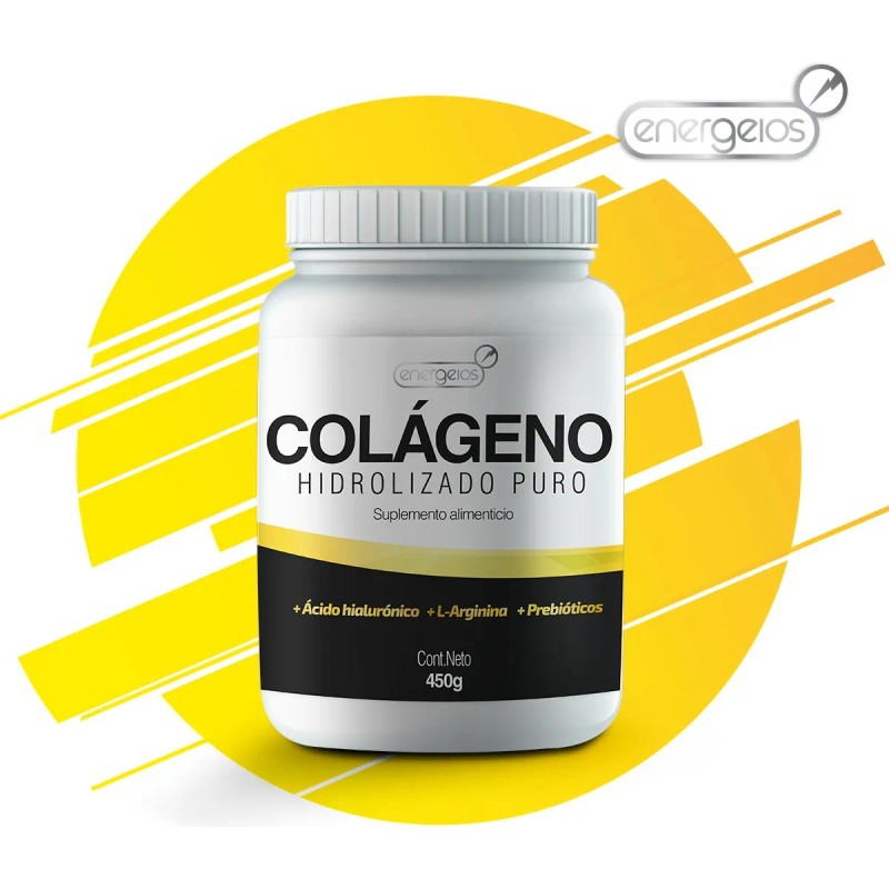 2 Colágeno Hidrolizado Energeios Suplemento En Polvo 450g