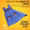 Cuitáxi Traditional Mexican apron for women with pockets beautiful flower