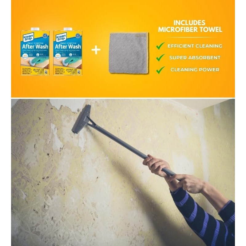GROVE QKSW94341 Klean Strip Paint Stripper After Wash Bundle, Multicolor