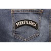 Pennsylvania Patch - 4x1.75 inch. Embroidered Iron on Patch