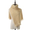 Warm Cashmere Scarf Autumn Winter Houndstooth Scarf/XL Stole Wrap Scarf