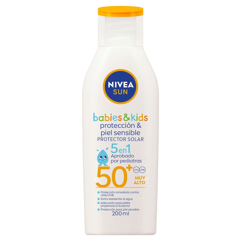Protector Solar NIVEA SUN Kids FPS 50 Sunscreen Lotion SPF