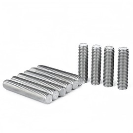 Drenky Set Screws M6 x 40 mm Stainless Steel A2 V2A Threaded Rods DIN976 High-Strength Threaded Rods Metric Full Thread for Industrial Screw Connections Pack of 10