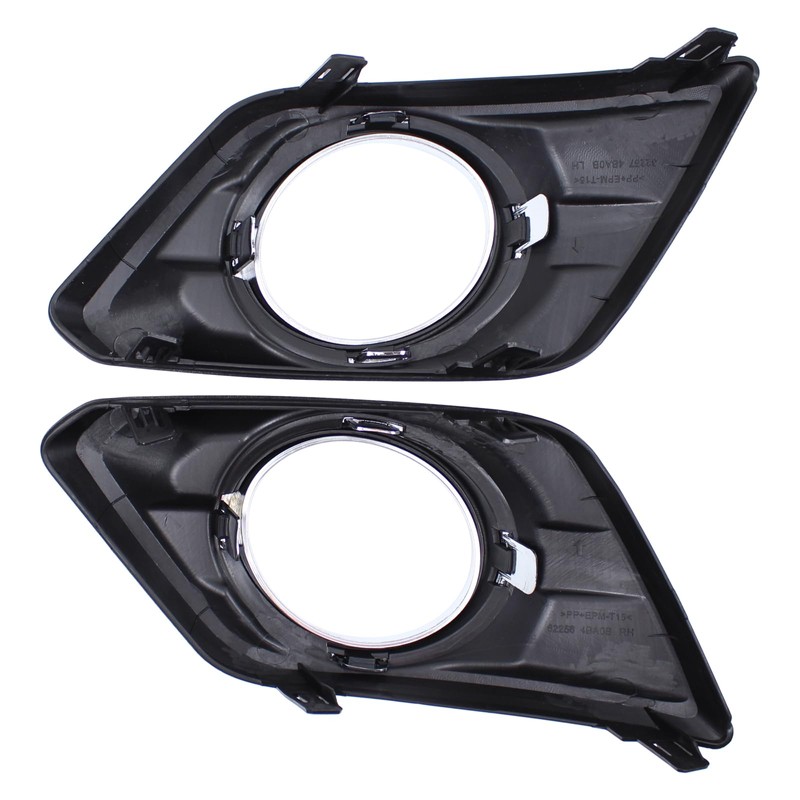 ApplianPar 2Pcs Front Driver and Passenger Side Fog Light Bezel