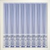 White Heavy Victorian Lace Macrame Panel Net Curtain Cut to