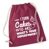 Hippowarehouse I turn cakes into art what's your superpower? Drawstring