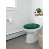 LuxUrux Toilet Lid Cover, Extra-Soft Plush Seat Cloud Washable Shaggy