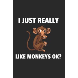 Affe Äffchen Notizbuch: Affe Äffchen Notizbuch für Liebhaber / Notizheft / Notizblock A5 (6x9in) Dotted Notebook / Punkteraster / 120 gepunktete Seiten