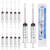 12pcs 5ml Syringe with Luer Plastic Syringe Cannula Syringe Set