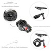 CyclingDeal Bike Bicycle Lock Cable 4FT Bike Cable Basic Self