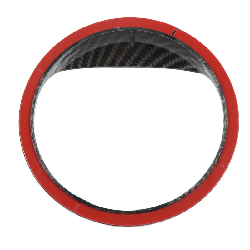 Motorcycle Speedometer Intrument Gauge Bezel Cover Trim Carbon Fiber Style