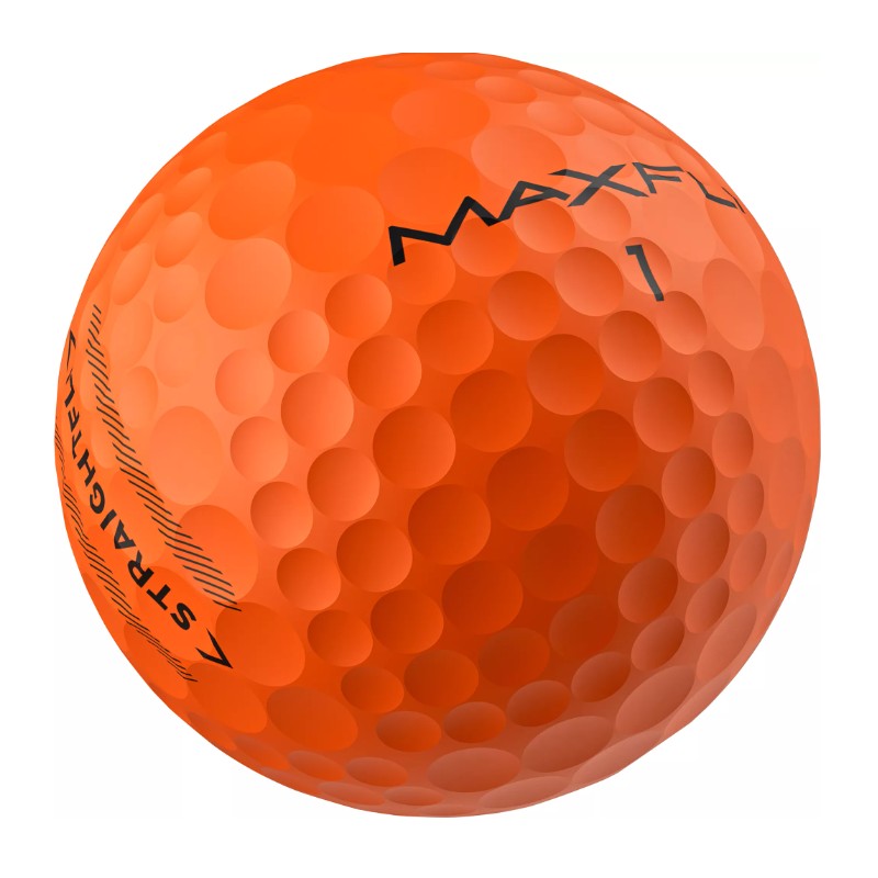 Maxfli StraightFli Golf Balls BULK 36 Pack - Matte Orange