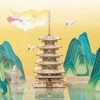 ROWOOD 3D Wooden Puzzle Five-storied Pagoda, Japanese Temple Model Kit