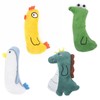 Adorable Cartoon-Shaped Pet Plush Toys with Catnip Infusion - Interactive
