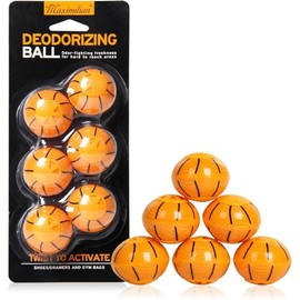 MAXIMILIAN Shoe Deodorizer Balls - 6 Pack Odor Eliminators