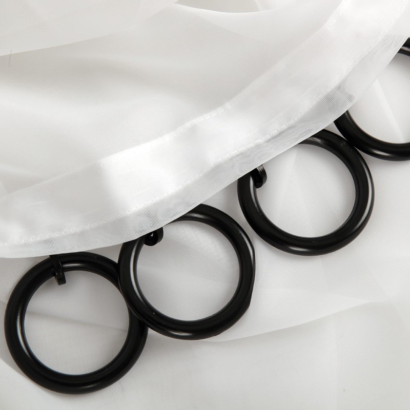Bestlivings Rings with Folding Hooks (Set of 20), Curtain Rings
