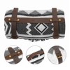 Tourbon Outdoor Leather Picnic Blanket Carry Strap for Camping Travel