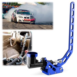 EZAUTOWRAP Blue Hydraulic Racing Hand E Brake with Oil Tank Drift Rally Drifting HandBrake with Oil Tank Aluminium Lever HB10