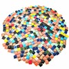 500g/1.1lb Random Color Irregular Ceramics Mosaic Tiles,DIY Making Creative Ceramic