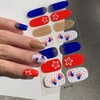 8Sheets Independence Day Full Wrap Nail Stickers 4th of July
