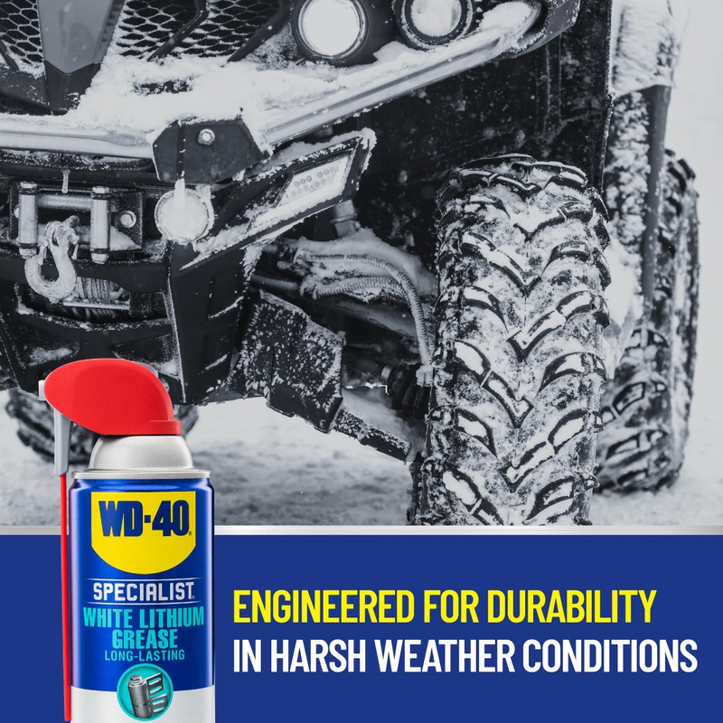 WD-40 Specialist White Lithium Grease Spray with SMART STRAW SPRAYS