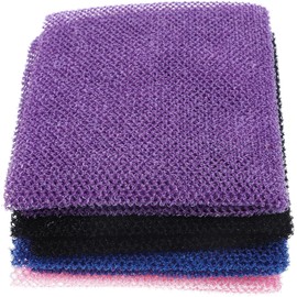 Esponja Exfoliante Corporal Africana Malla de Baño 4 Piezas Multicolor