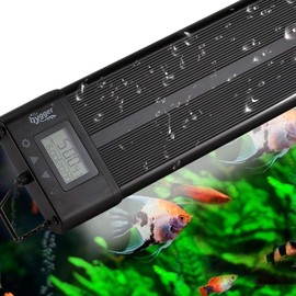 hygger Aquarium Programmable LED Light, for Long Full Spectrum Plant Fish Tank Light with LCD Setting Display, 7 Colors, Sunrise Sunset Moon and DIY Mode, for Novices Advanced Players - Size: 60W - 36in~42in