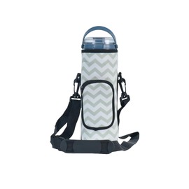 AF-WAN Tragbare Aufbewahrungstasche mit Schultergurt für Ninja BC151NV/BC51NV/BC151BK/BC151CR/BC151EM/BC151PR/BC151WH 510.3 g Blast Portable Blender (Grauweiß)