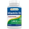 Best Naturals, Vitamin D3 1000 IU, 240 Softgels (GMO-free, Preservative-free,