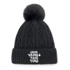 Sombrero Pom Pom: Texto Escrito A Mano Que Dice «las