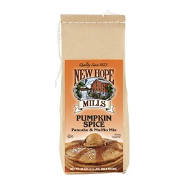 New Hope Mills Flavored Pancake Mix- Two 24 oz. Bags- Your Choice of 5 Different Varieties (Pumpkin Spice)