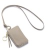 Genuine Leather Key Coin Case Neck Multi-functional Mini Wallet for