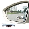 Slim Square Blind Spot Mirror, Ampper HD Glass Frameless Convex