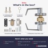OAKMOORE Commercial Door Handle Locks | Heavy Duty Keyed Entry