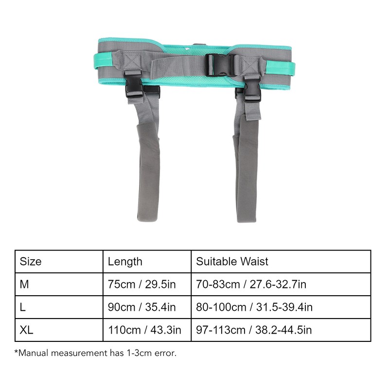 Transfer Belt Gait Lifting Assist Device with Loops Medical Nursing