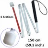Blind Long Stick, White Stick, Folding Long Stick with Rubber