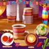 Ziliny 200 Pcs Fiesta Paper Cups Mexican Disposable Cups Cinco