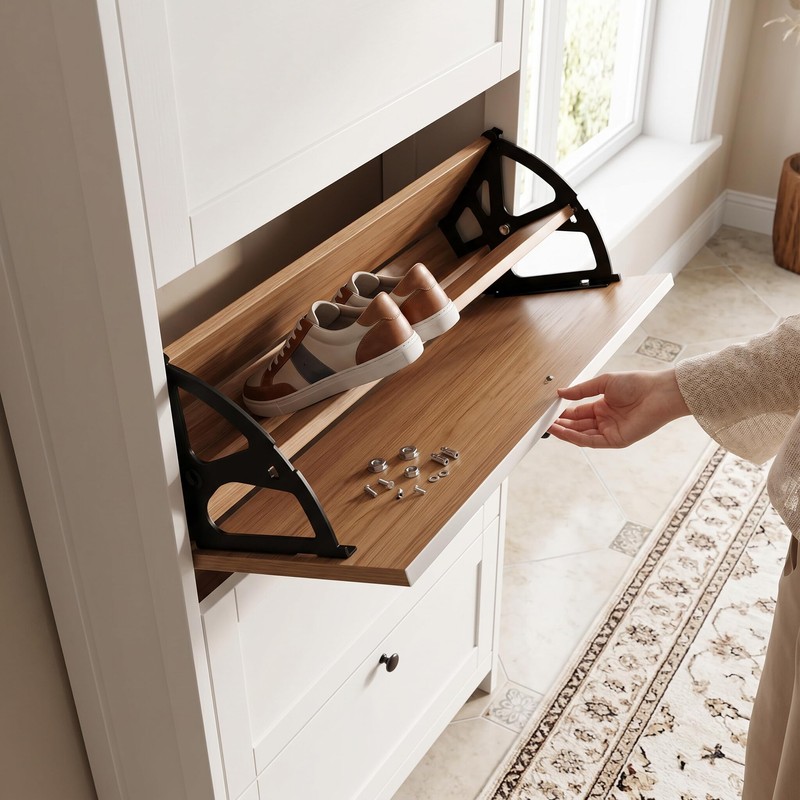 Shoe Cabinet Hinge, Single Layer Flip Frame Mechanism Hardware for
