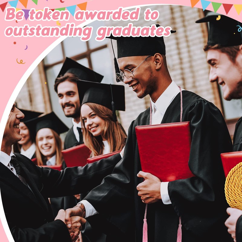 Geosar 48 Pcs Graduation Cords, Honor Cords with Tassel for