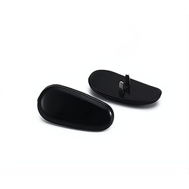 Sunglass Nose Pads,BEHLINE Replacement Clip-on Eyeglasses Nose Piece Soft Glasses Nose Bridge Pads Anti-Slip Nose Guards Repair Kits Parts for Sunglass/Eyeglass and Eyewear Frames(Black,16mm)