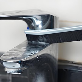 Kesttenn Crevice Cleaning Brush Set,2-Piece Wooden Handle Brushes & and 1Pcs Flexible Scrubber for Gaps, Windows, Grout Lines,Professional Cleaning Tools for Home & Kitchen