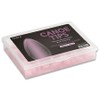 Diamy canoe tip peach nail tip 360p, transparent pink peach, 1 piece / 다이아미 카누팁 피치 네일팁 360p, 투명분홍색피치, 1개