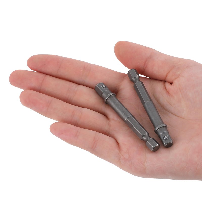 Socket Adapter, 6 Pieces, Socket Adapter Set, 1/4 Inch Hex