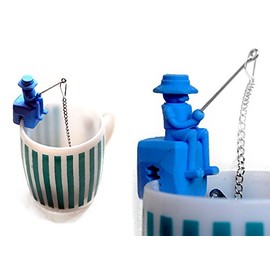 Dulton 46738BL TEA INFUSER T.FISHERMAN BL Ball Tea Infuser Tea Infuser T Fisherman Blue