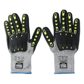 SSHHUI Wear Protection 1Pair Counteractive to Cut Puncture Windproof Protective Gloves Impact Thicken Rescue Gloves Outdoor