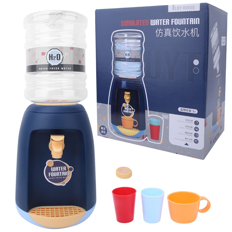 Simulation Water Dispenser Drinking Fountain Furniture Kitchen Girls Pretend Play