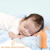 Baby Soother Sound Light Machine Voice Control Eye Caring Warm