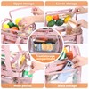 BORMELUN Durable See-Through Clear Lunch Bag with Tote Handle for
