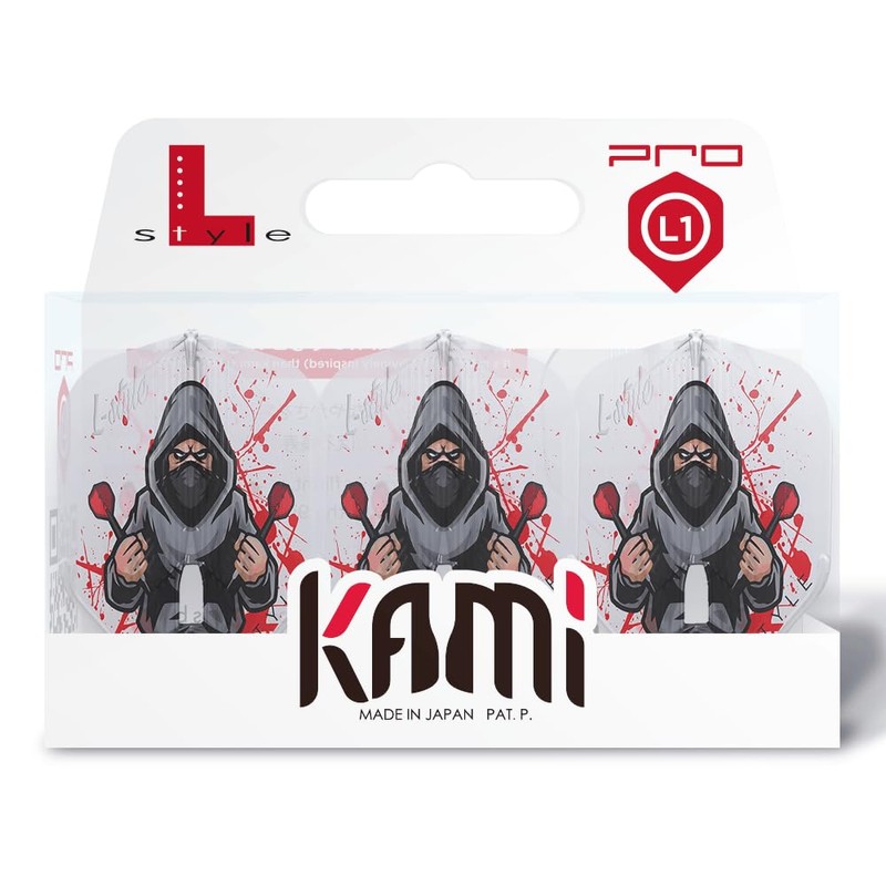 L-Style L1 Kami Rene Eidams V4 Clear White Dart Flights