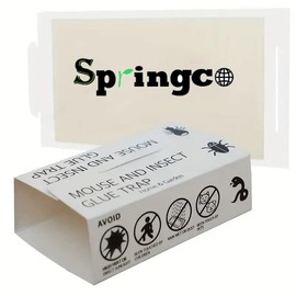Springco Mouse Traps Indoor for Home Gnat Traps for House Indoor ant, Rat,Mouse,Roach,mice,Bug Traps for House Indoor Glue Traps (36pack)